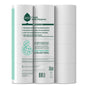 Seventh Generations 2-Ply Bathroom Tissue, featuring a green label, is FSC certified, chlorine bleach-free, dye-free, ink-free, fragrance-free, and made from 100% recycled materials. Using this product could help save over 4.7 million trees.