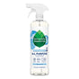 A spray bottle of Seventh Generation All Purpose Cleaner, marked with a green leaf logo, features plant-based agents and a fragrance-free formula for a streak-free shine. Its perfect for cleaning without dyes or phosphates and chứa clear liquid.
