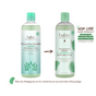 Two bottles of EWG-verified Babo Botanicals Shampoo, Bubble Bath & Wash are shown. The left displays an older design, while the right features updated packaging in 100% recycled plastic. Both organic bubble baths include green accents and eucalyptus imagery.