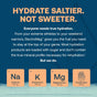 Ad headline: Hydrate Saltier. Not Sweeter. True Grace ElectroMag™ Electrolyte Powder delivers superior hydration with sodium (500mg), potassium (200mg), magnesium (100mg), plus cordyceps & other medicinal mushrooms for performance.