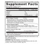 Supplement facts label for Ancient Nutrition Hormone Balance + Collagen Capsules details serving size, calories, protein, vitamin D, proprietary blends with ashwagandha root and probiotics, plus allergen and ingredient information.