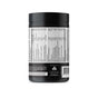A black and white container of Ancient Nutrition Ancient Multi Hair Growth Capsules – 60ct displays a nutrition facts label with ingredients and manufacturer details. Marketed as a peptide-powered formula for thicker hair, the label text is mostly unreadable.