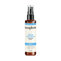 A brown bottle of Soapbox Argan Anti-Frizz Smoothing Serum features a black pump and white label. This 5 fl oz (148 mL) serum, infused with argan oil, flaxseed, and sunflower, is designed for smooth, manageable, shiny hair.