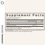 Supplement Facts for Codeage Liposomal Creatine Monohydrate Large: 1 scoop (5g) per serving, 50 servings per container, 20 calories, 5000mg micronized creatine monohydrate with liposomal delivery from non-GMO sunflower lecithin.
