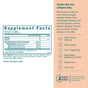 Supplement facts label for True Grace Omega-3 Fish Oil softgels, featuring dosage, ingredients, nutrition info, and benefits icons (wild-caught, gluten free, dairy free). Highlights pure Alaskan Pollock sourcing and high EPA/DHA content.