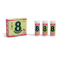 A box and three tubes of 8Greens Super Greens Tablet - Cucumber Watermelon, featuring a green and pink design. Packaging highlights metabolism and immunity support with vibrant cucumber watermelon imagery.
