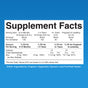The Supplement Facts label for MaryRuth's Liquid Ionic Zinc details serving sizes by age and pregnancy status. Each serving provides calories, total carbohydrate, and zinc for immune support plus organic vegetable glycerin and purified water.