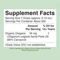 MaryRuth’s Oil of Oregano Liquid Drops: Supplement Facts—Serving size: 7 drops (0.15 mL), ~200 servings per container. Contains 34 mg oregano oil (60% carvacrol) in organic extra virgin olive oil for immune support. Daily value not established.