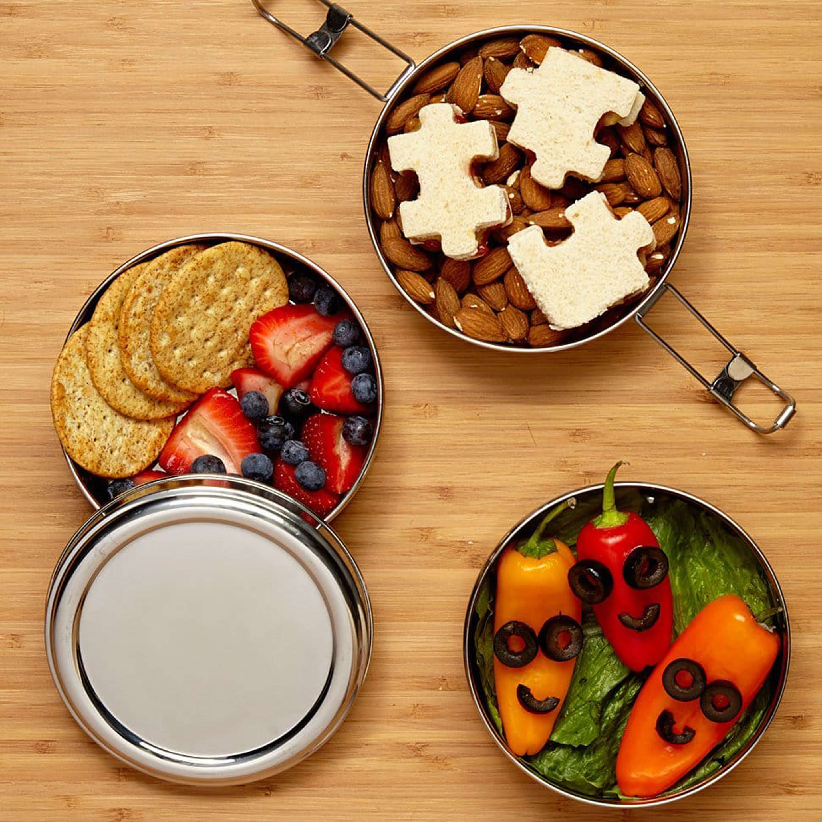 ECOlunchbox Tri Bento Lunchbox