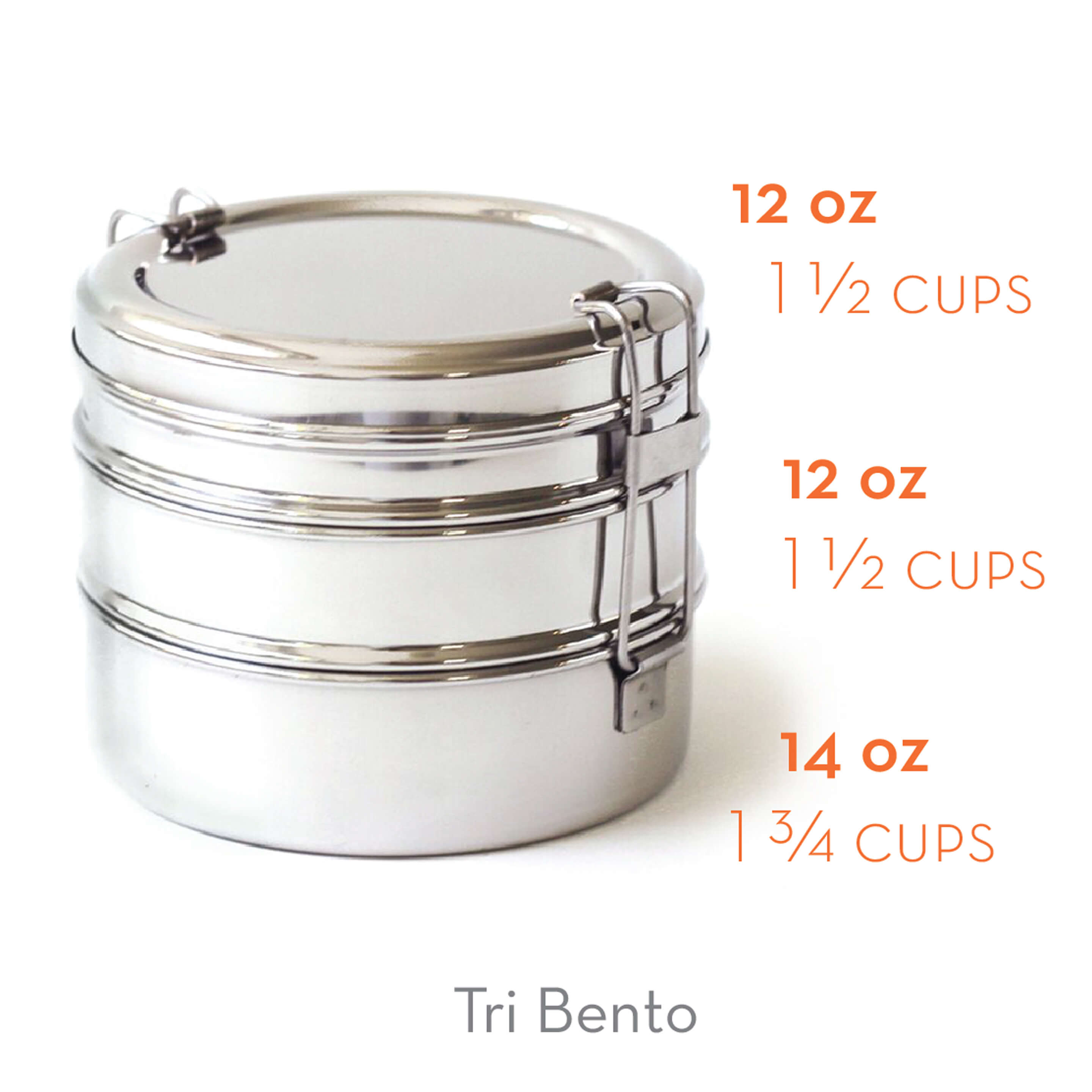 ECOlunchbox Tri Bento Lunchbox - Thumbnail 4