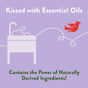 A purple graphic with a white sink, soap bubbles, and a red bird. Text: Rebel Green All Purpose Spray—kissed with essential oils and packed with naturally derived ingredients for your natural cleaning routine!.