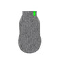 The Afterspa Exfoliating Bamboo Mitt is an oval, gray textured mitt made from natural bamboo fibers, featuring a green tag at the top and shown laid flat against a white background.