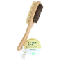 The Afterspa Foot Brush features natural bristles on one side and a pumice stone on the other, plus a white rope for easy hanging—an ideal addition to your shower spa essentials.