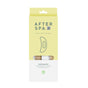 A pale yellow and white Afterspa box labeled Body Gua Sha features a line drawing and window showing the tool inside, plus English and French text—ideal for fans of relaxing massage spa products.
