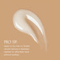 A creamy smear of Innersense Organic Beauty Air Dry Styling Cream on a beige background with text: Pro tip: Apply to dry hair to refresh natural texture and boost frizz control between washes for effortless style without buildup.