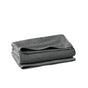 A neatly folded, textured gray Air Weight® Organic Towel by Coyuchi rests on a plain white background.