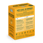 Yellow box of Ingredients Matter Laundry Soap Powder (30 Load). The back lists ingredients, sustainability info, and highlights its 100% plastic-free packaging, safe ingredients, and eco-friendly, cruelty-free commitment.