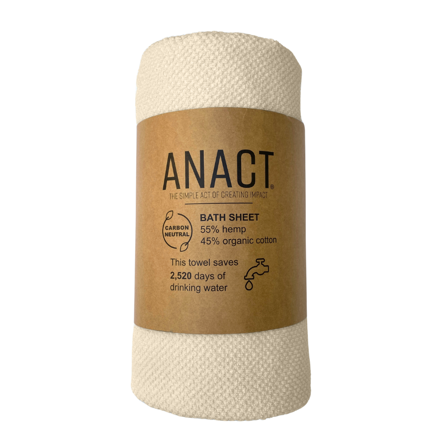 Anact Hemp and Organic Cotton Bath Sheet - Thumbnail 2