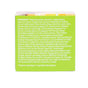 A close-up of the Andalou Naturals Resurfacing Gentle Glycolic Scrub label, featuring skincare ingredients in yellow text on a green background—such as water, glycerin, jojoba esters, fruit extracts, glycolic acid, lactic acid, and other botanical components—perfect for an exfoliating scrub.