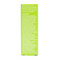 Green box features yellow, densely packed text detailing the benefits and ingredients of Andalou Naturals Resurfacing Overnight Glycolic Serum, highlighting a potent blend of lactic acid serum, glycolic acid exfoliant, fruit enzyme actives, aloe, and assorted plant extracts.