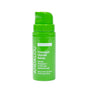 A green bottle of Andalou Naturals Resurfacing Overnight Glycolic Serum with a pump dispenser, featuring key ingredients such as papaya, pineapple, 7% AHA, hyaluronic acid, and fruit enzyme exfoliant on the label.