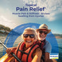 Smiling older couple kayaking on a lake, both wearing sunglasses and life jackets. Text promotes Boiron Arnicare Gel for relief from muscle pain, bruises, stiffness, and swelling due to injury with the soothing support of Arnica gel.