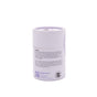 A cylindrical lavender and white Ayeya Baby Bath Soak container stands upright against a white background. The label lists ingredients and distribution info. Specially formulated with Shea Butter, its ideal for sensitive skin.