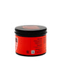 A black jar with a red label and black lid for Ayeya Whipped Body Butter, showing directions, disclaimer, distributor info, partial ingredients, hydration and skin barrier support claims, plus a QR code and barcode.
