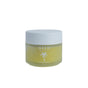 Baeo Bare Butter - Hydrating Balm comes in a frosted glass jar with a white lid. Its label shows a palm tree and text on a plain white background. Formulated for sensitive skin with hydrating avocado and olive oils.
