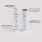Two Baeo Bare Tint - Mineral Lip + Cheek Tint tubes stand upright on a light background, highlighting their natural mineral color, dewy finish, and hydrating formula with organic oils, calendula, and chamomile.