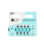 A pack of eight AA batteries from Better Battery Co, the worlds first zero-waste, carbon-neutral alkaline batteries, in white and teal packaging—designed for better quality, value, footprint, and packaging.