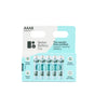 A pack of eight AAA Batteries by Better Battery Co, the worlds first zero-waste, carbon-neutral alkaline batteries, comes in a teal and white box and offers long-lasting performance with better quality, footprint, value, and packaging.