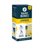 Bare Bones Lemonade Elevated Drink Mix, 6 ct, features 5g collagen protein, 3g sugar per serving, plus prebiotics. The box shows a lemon and a glass of lemonade on the front.