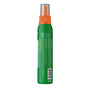 A green spray bottle with an orange cap, featuring white and yellow text alongside various certification logos on the back label. The Badger Balm Anti-Tick Repellent Shake & Spray is a DEET-free formula that stands upright on a white background, emphasizing its use of organic ingredients.