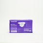 A purple package of Freestyle Tree Free Bamboo Diapers is shown against a plain white background, highlighting features like Safer. Softer. Better Protection. and Clean Ingredients, Always.