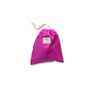 A vibrant pink Artisan Bread Bag from Bee's Wrap lies flat on a white background, featuring a white front label with text and the Bee's Wrap circular logo.