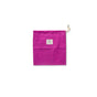 The Bee's Wrap Artisan Bread Bag is a bright pink reusable fabric bag with a central beige label featuring a small logo and text, shown against a plain white background.
