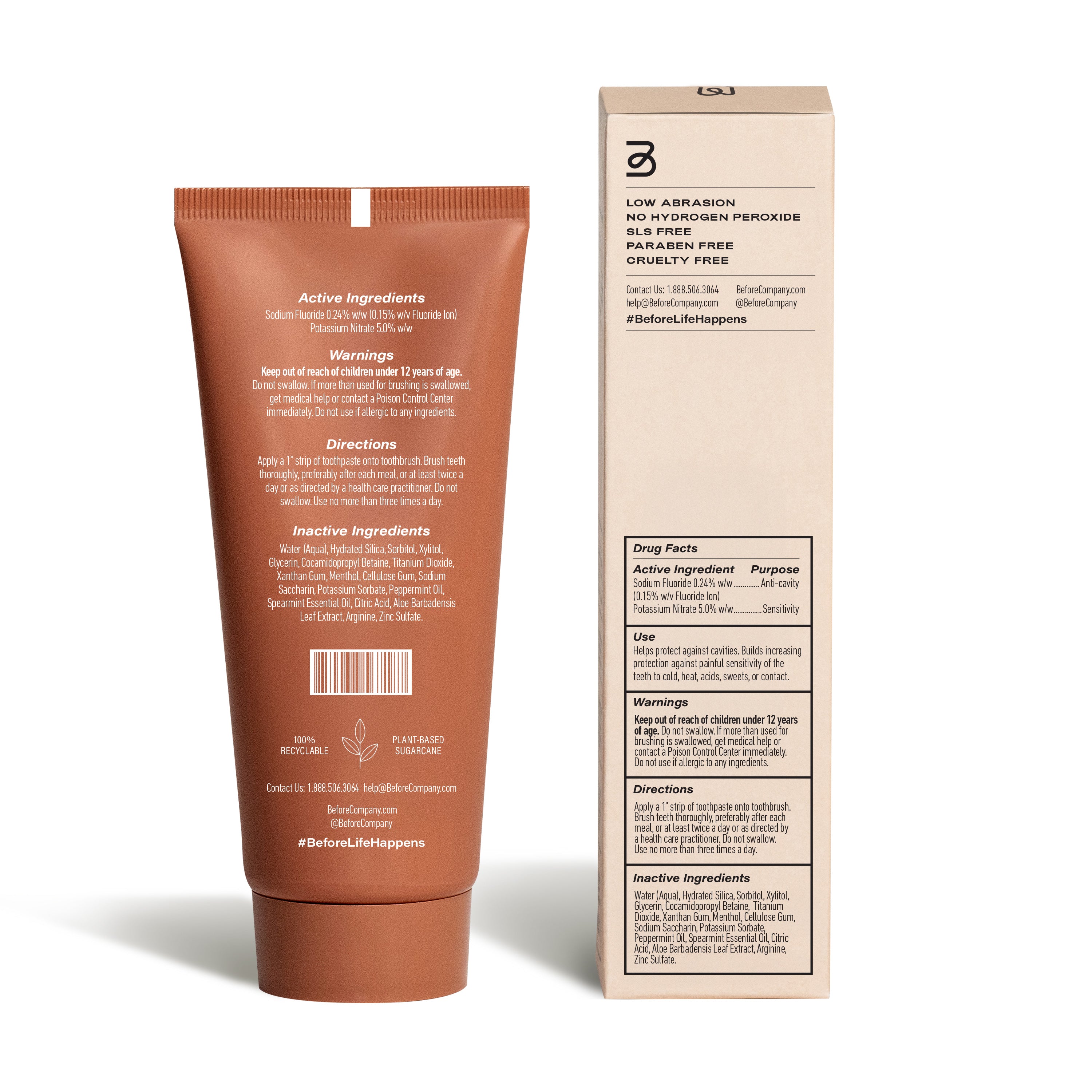Before Sensitive Purifying Toothpaste - Thumbnail 3