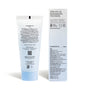 A white tube of before n-HA Whitening Toothpaste Fluoride-Free sits beside its box, both listing ingredients and details in black text. The toothpaste is plant-based, fluoride-free, and free from sulfates, parabens, and PEGs.