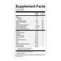 The Supplement Facts label for Calm by Blueshift Nutrition lists nutrients, vitamins, botanical extracts, amino acids, and more per serving with % daily values. Extra ingredients are noted below. Enjoy as an alcohol-free mood support or stress relief drink.