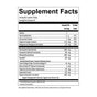 Joint Defense by Blueshift Nutrition Supplement Facts label lists ingredients like collagen, glucosamine chondroitin, vitamins, minerals, botanicals, and antioxidants per 1-packet serving for joint support with serving size and daily values.