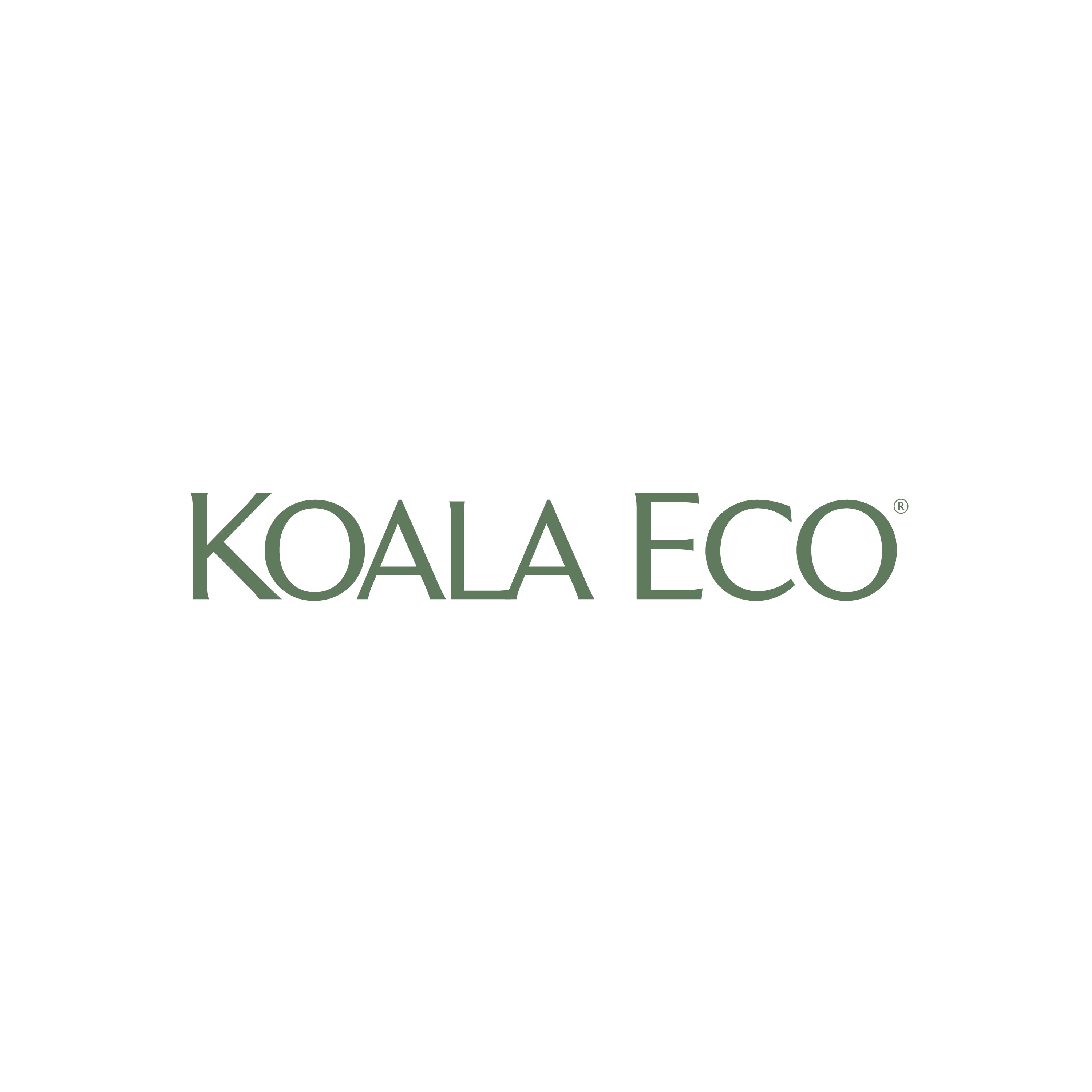 The image shows the KOALA ECO logo with the text in green, all capital letters, on a plain white background.