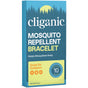 Cliganic Mosquito Repellent Bracelets come in a blue and yellow box labeled "Keeps Mosquitoes Away" and include 10 individually wrapped, one-size-fits-all bracelets. Made with essential oils and completely DEET free, these bracelets are ideal for outdoor use.
