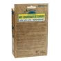 Back of a brown cardboard box labeled Stay Away® Ant & Roach Deterrent by Earthkind, a botanical pest control solution. Text includes usage instructions, warnings, company info, blue accents, and the Earthkind logo in the top right corner.