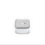 The Caraway Glass Small Container, 1 qt, made from non-toxic glass with a light gray airtight lid, is centered on a plain white background.