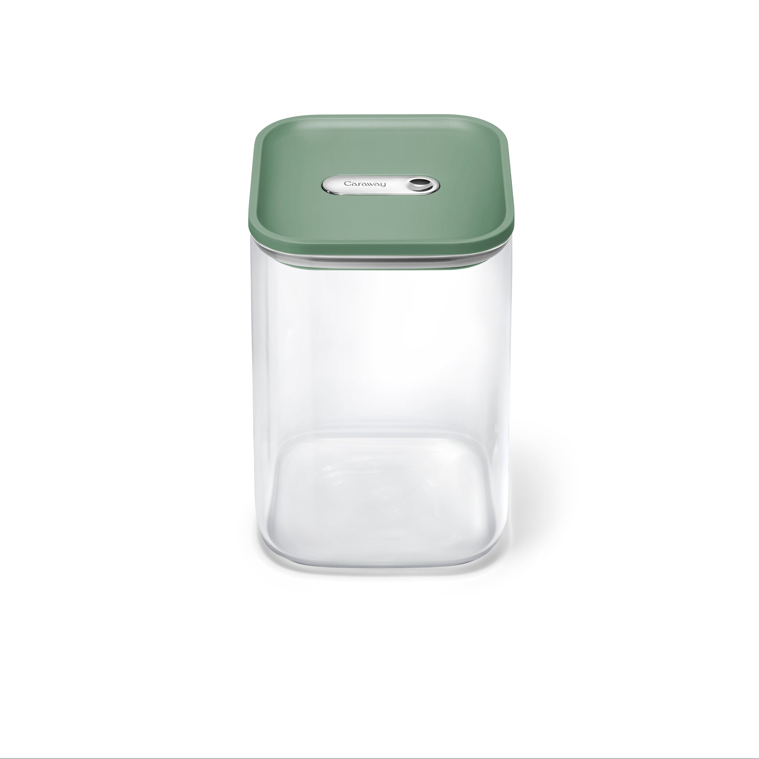 Caraway Glass Airtight Container, 4 qt - Cream | Grove Collaborative