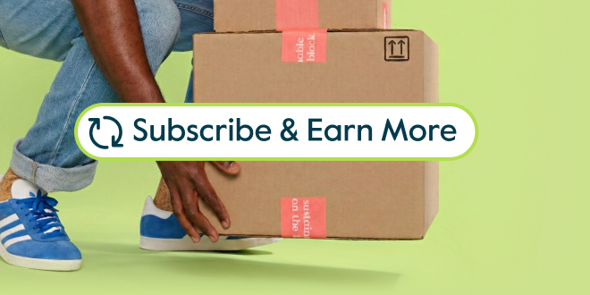 Earn 1.5% back when you subscribe to eligible baby & kids essentials.