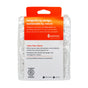 A package with an orange label reading “Delightful by design, sustainable by nature” describes Full Circle Cellulose Plant Sponges—non-toxic cleaning pads made from recycled plastic—with instructions and certification logos displayed below.
