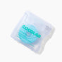 A translucent plastic container of COCOLAB Dental Floss displays textured mint floss inside. The square container with rounded edges features teal text on the front, offering a fresh and eco-friendly approach to plaque removal.