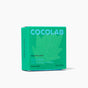COCOLAB Dental Floss: Green box with leaf design, mint flavor, eco-friendly, textured pro-grade woven threads for plaque removal, 33 yards (30 meters).